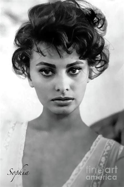 Sophia Loren Mixed Media By Thomas Pollart