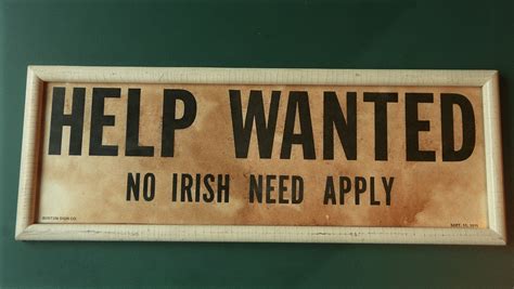 historians  fighting   irish  apply signs