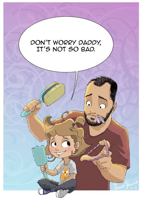 this moving comic strip by a single dad captures the father daughter