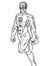 Coloring Green Lantern Pages Printable Boys Recommended sketch template