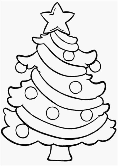 easy coloring pictures  christmas coloring pages christmas tree