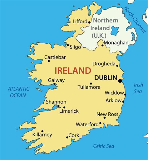 pz  ireland map