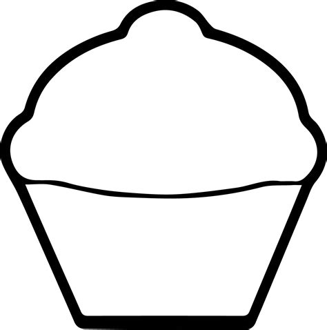 black  white cupcake drawing    clipartmag