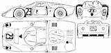 Alfa Romeo Daytona Blueprints Coupe Tipo 1968 sketch template
