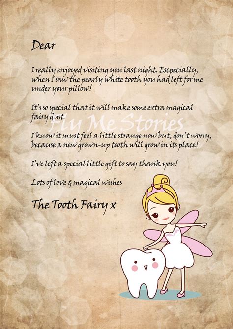 letter   tooth fairy printable printable templates