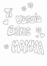 Mamma Stampare Auguri Voglio Biglietto Biglietti Ispirazione Bacheca sketch template