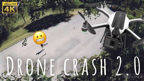 gopro karma drone follow mode crash   youtube