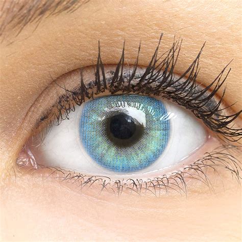 sehr stark deckende und natuerliche blaue kontaktlinsen silikon comfort