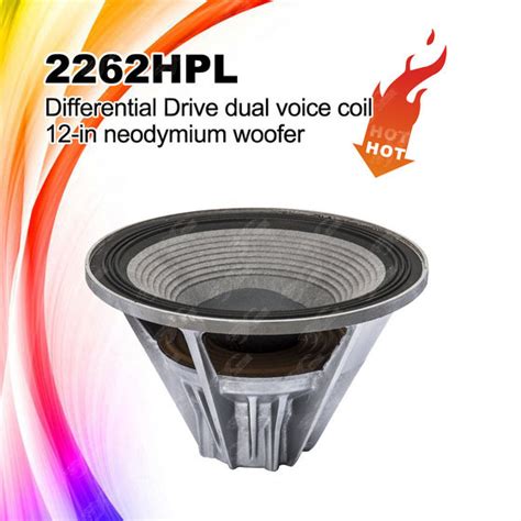 hpl differental drive woofer  neodymiumid buy china woofer