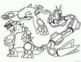 Pokemon Coloring Pages Legendary Choose Board Emerald sketch template