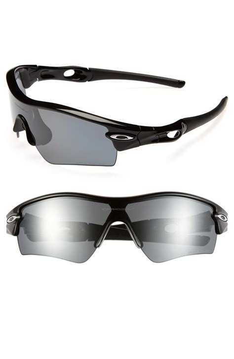 oakley radar path polarized sunglasses jet black in black for men