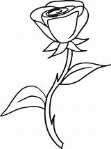 Rose Coloring Pages Red Girls Color Printable Kids Drawings Colouring Stem Flower 2577 Drawing Bestcoloringpages Sheets Print Cute Flowers Hearts sketch template