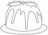 Christmas Coloring Pages Printables Pudding Cake Templates Embroidery Drawing Xmas Cards Decorations Gingerbread Pastelito Puding Applique Stamps Digital Dibujos Figgy sketch template