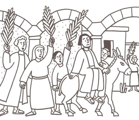 print  amazing coloring page palm sunday colouring