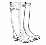 Boots Wellies Wellie Ift sketch template