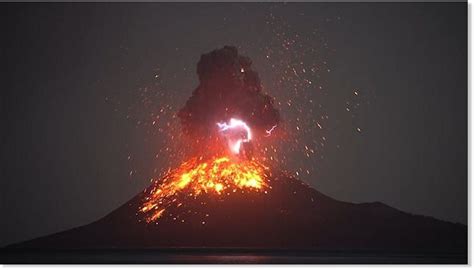 indonesian volcano krakatau erupts spewing  kilometres  ash  air earth  sottnet