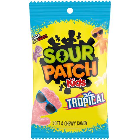 sour patch kids candy tropical flavor  bag  oz walmartcom