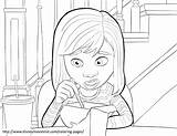 Inside Coloring Riley Pages Print Kids Disney sketch template