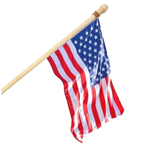 ft wooden flag pole kit  bracket  usa american flag ebay wooden flag pole flag
