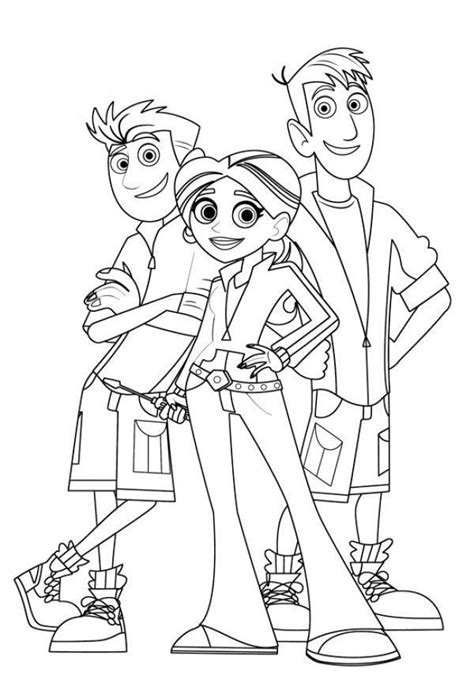 wild kratts coloring pages  ta