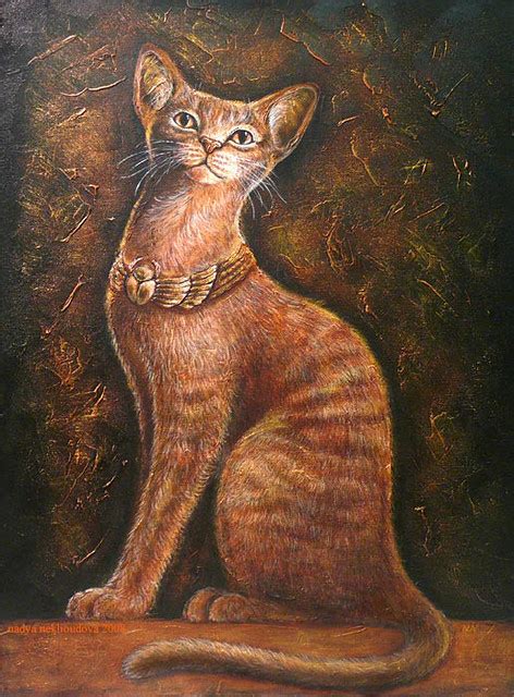 Bast Cat Goddess Of Egypt Acrylics On Canvas Flickr
