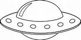 Saucer Ufo Spaceship Outline Lineart Spaceships Objects Aliens Unidentified Library Clipground Sweetclipart Cute Webstockreview O0o sketch template