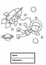 Coloring Suit Space Astronaut Boy Bathing Young Pencil Vector Getcolorings Getdrawings sketch template