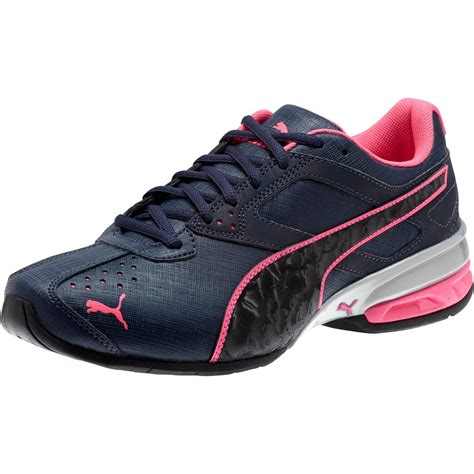 puma synthetic tazon  accent womens running shoes  black lyst