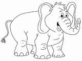Coloriages Elephants Animaux Coloriage sketch template