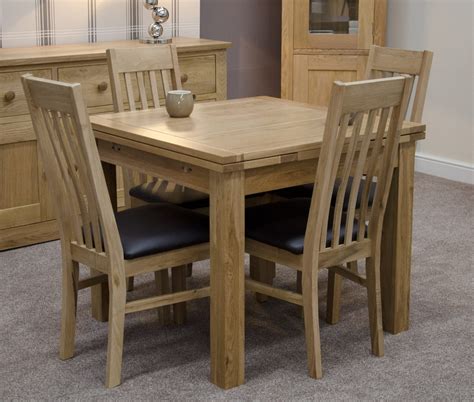 woodbridge oak small draw leaf extending table edmunds  clarke furniture