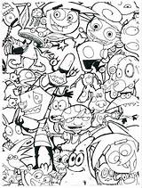 Coloring Pages Nickelodeon Christmas Getcolorings Color Nick Printable sketch template