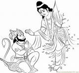 Hanuman Rama Bless Seeta Sita Address Please Navami sketch template