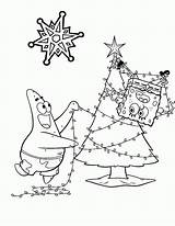 Christmas Coloring Spongebob Pages Cartoon Printable Sheets Colouring Color Popular Print Getcolorings Coloringhome Library Clipart sketch template
