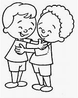 Amizade Amigo Criancas Figuras Infantil Atividades Educação sketch template