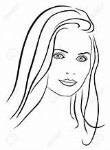 Outline Drawing Face Woman Female Draw Lady Clipart Drawings Pencil Sketch Beautiful Body Pretty Outlines Reference Faces Single Macbeth Sketches sketch template