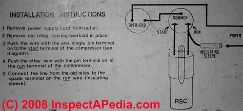 wire  motor start capacitor motor run capacitor wiring diagram electrical control
