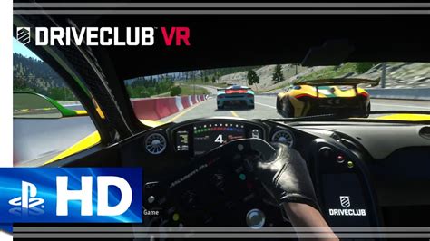 driveclub vr  launch trailer ps ps vr youtube