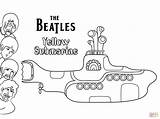 Coloring Beatles Submarine Yellow Pages Printable Cover Celebritys Template Sheet Book Supercoloring Print Drawing Sheets Color Para Google Kids Logo sketch template