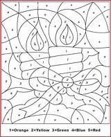 Christmas Sheets Worksheets Natale Candles Numeri Bestcoloringpagesforkids Edea Addobbi Candele sketch template