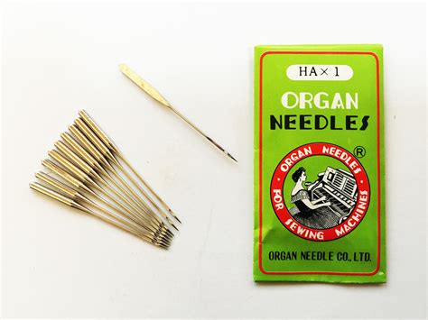 organ    ha   domestic sewing machine needles pack   needles