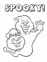Halloween Coloring Pages Ghost Spooky Printable Kids Clown Toddlers Scary Drawing Boys Color Print Rip Ghosts Book Face Sheets Cute sketch template