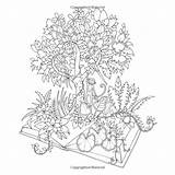 Coloring Jungle Magical Pages Johanna Basford Inky Book Expedition Adult Adults Garden Visit Books Amazon sketch template