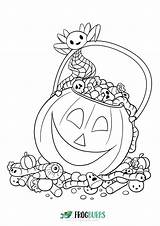 Candy Coloring Halloween Pages Getdrawings Getcolorings sketch template