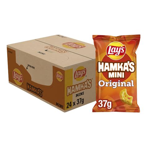 lays hamkas mini hamkas original chips  zakjes   gram sligronl