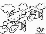 Kitty Hello Coloring Friends Pages Printable Print sketch template