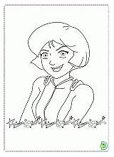 Coloring Totally Spies Dinokids Pages sketch template