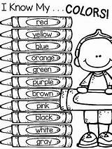 Color Words Kindergarten Word Coloring Pages Preschool Colors Kids Freebie Activities Worksheet Pre Worksheets Learning School Printable Printables Teacherspayteachers Grade sketch template