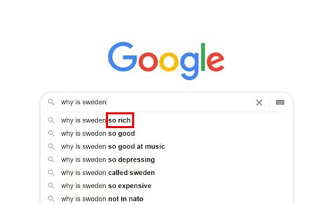 sweden  rich  local answers googles questions  local