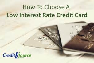 interest rate credit cards