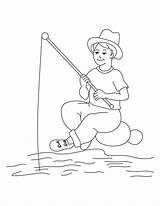 Hat Wearing Boy Coloring Pages sketch template